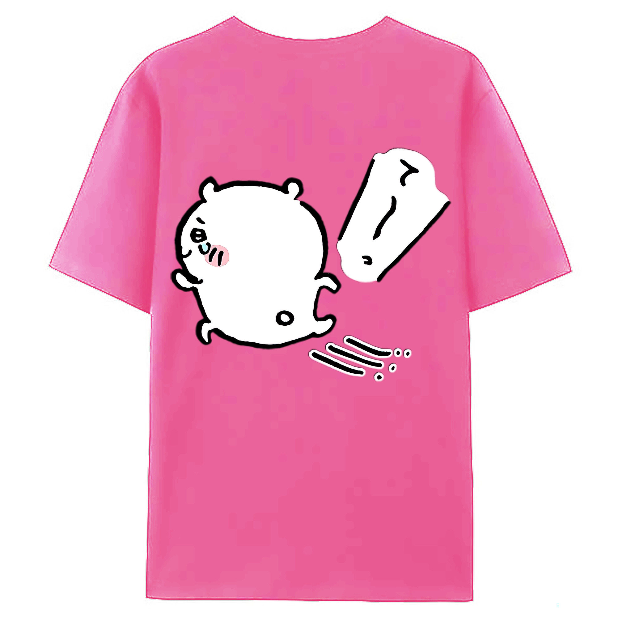 （画像用） ちいかわ ちいかわ Chii-kawa chiikawa レディース半袖Tシャツ(バックプリント)